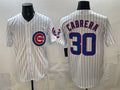 Chicago Cubs #30 Edward Cabrera White Jereymy 2026 Cool Base Stitched Jersey