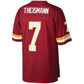 W.Football Team #7 Joe Theismann Mitchell & Ness Burgundy Jereymy Legacy Replica Jersey