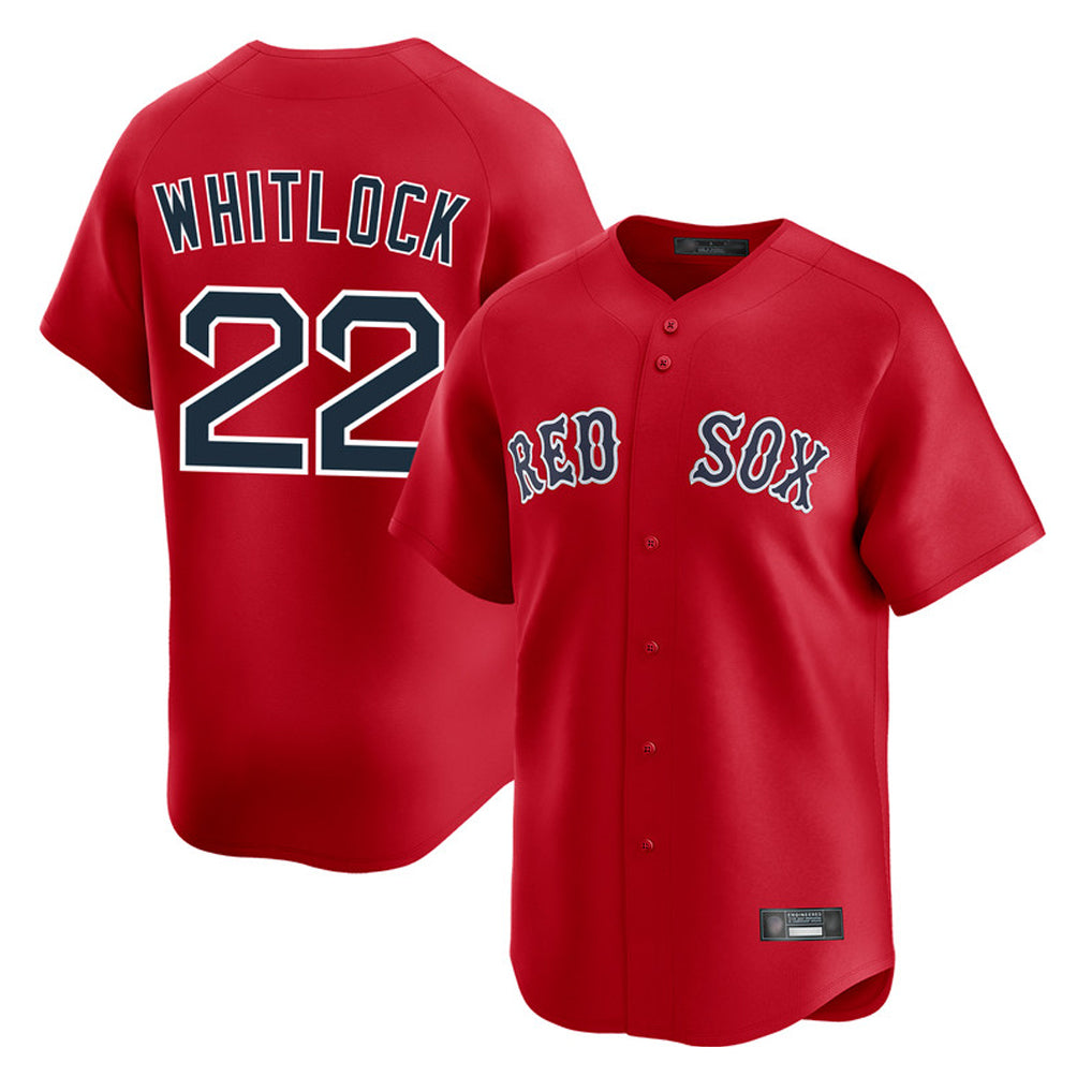 Boston Red Sox #22 Garrett Whitlock Player Red Jereymy Limited Home Game Stitched Jerseys1