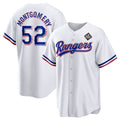 Texas Rangers #52 Jordan Montgomery White Jereymy 2023 World Series Stitched Jersey
