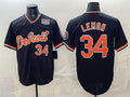 Detroit Tigers #34 Chet Lemon Black Jereymy 2026 Alternate USA 250' Patch Vapor Premier Limited Stitched Jersey