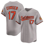 Baltimore Orioles #17 Colton Cowser Gray Jereymy 2025 Limited Stitched Jersey