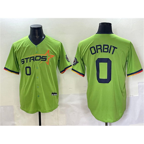 Houston Astros #0 Orbit Green Jereymy 2025 City Connect Limited Stitched Jersey