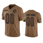Custom W.Commanders Active Player 2023 Brown Jereymy Salute To Setvice Limited Stitched Jersey