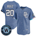 Washington Nationals #20 Keibert Ruiz Blue Jereymy 2025 City Connect Limited Stitched Jersey