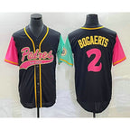 San Diego Padres #2 Xander Bogaerts Black Jereymy NEW 2023 City Connect Cool Base Stitched Jersey 2