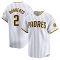 San Diego Padres #2 Xander Bogaerts White Jereymy Home Limited Player Jersey