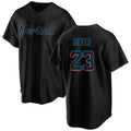 Miami Marlins #23 Max Meyer Black Jereymy Cool Base Stitched Jersey
