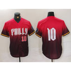 Philadelphia Phillies #10 JT Realmuto Red Jereymy 2024 City Connect Limited Stitched Jerseys
