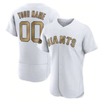Custom San Francisco Giants Active Player White Jereymy 2022 All-Star Flex Base Stitched Jersey