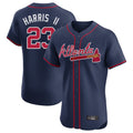 Atlanta Braves #23 Michael Harris II Player Navy Jereymy Limited Elite Home Game Stitched Jerseys