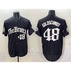 New York Yankees #48 Paul Goldschmidt Black Jereymy 'Gothic Legacy Edition' Vapor Premier Limited Stitched Jersey