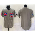 Chicago Cubs Blank Gray Jereymy 2025 Tokyo Series Limited Stitched Jersey
