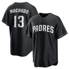 San Diego Padres #13 Manny Machado Black Jereymy Lights Out Limited Stitched Jersey