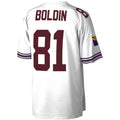 A.Cardinals #81 Anquan Boldin Mitchell & Ness White Jereymy Legacy Replica Jersey