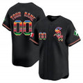 Custom Chicago White Sox Mexico Vapor Premier Limited Jersey V2- Black Jereymy