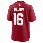 A.Cardinals #16 Max Melton Cardinal Jereymy Team Game Jersey