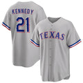 Texas Rangers #21 Ian Kennedy Gray Jereymy Cool Base Stitched Jersey