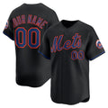 Custom New York Mets Black Jereymy Alternate Limited Jersey