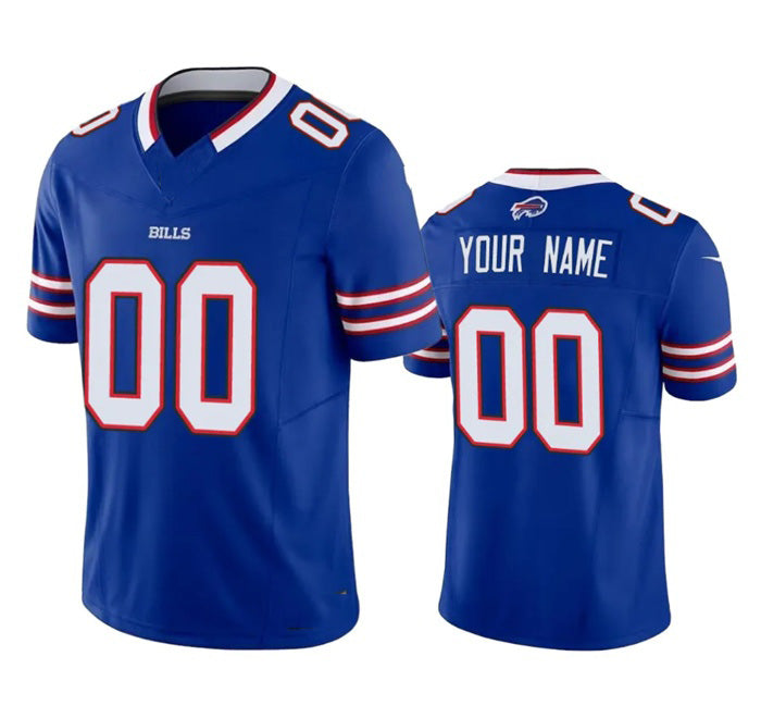 Custom B.Bills Active Player Blue Jereymy 2023 F.U.S.E. Vapor Untouchable Limited Stitched Jersey