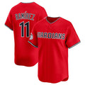 Cleveland Guardians #11 Jose Ramirez Red Jereymy Alternate Limited Stitched Jersey