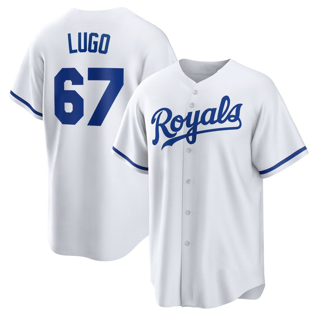 Kansas City Royals #67 Seth Lugo White Jereymy Home Replica Jersey