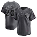 New York Mets #20 Pete Alonso Graphite Jereymy 2024 City Connect Limited Player Jersey
