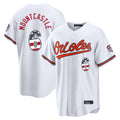 Baltimore Orioles #6 Ryan Mountcastle Player White Jereymy USA 250 Fourth of July Home Game Stitched Jerseys