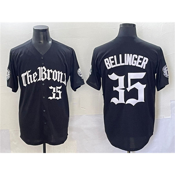 New York Yankees #35 Cody Bellinger Black Jereymy 'Gothic Legacy Edition' Vapor Premier Limited Stitched Jersey
