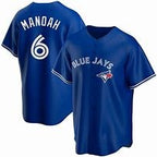 Toronto Blue Jays #6 Alek Manoah Blue Jereymy Stitched Cool Base Jersey