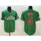 Philadelphia Phillies #5 Bryson Stott Green Jereymy Phanatic Limited Stitched Jersey