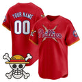Custom Philadelphia Phillies x One Piece Red Jereymy Vapor Premier Limited Jersey - Stitched