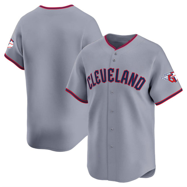 Cleveland Guardians Blank Gray Jereymy 2025 Alternate Limited Stitched Jersey