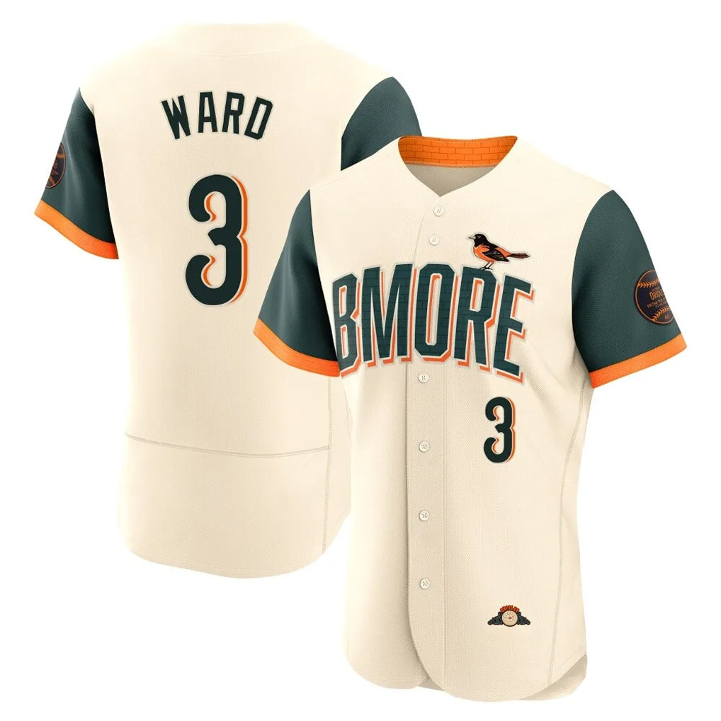 Baltimore Orioles #3 Taylor Ward Player Cream Jereymy 2026 City Connect Limited Elite Home Game Stitched Jerseys