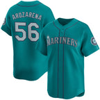 Seattle Mariners #56 Randy Arozarena Aqua Jereymy Alternate Limited Stitched jersey