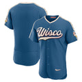 Milwaukee Brewers Mineral Blue Jereymy 2026 City Connect Authentic Jersey