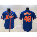 New York Mets #48 Jacob DeGrom Royal Jereymy 2025 Spring Training Cool Base Stitched Jersey