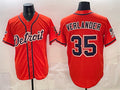 Detroit Tigers #35 Justin Verlander Orange Jereymy 2026 Cool Base Stitched Jersey