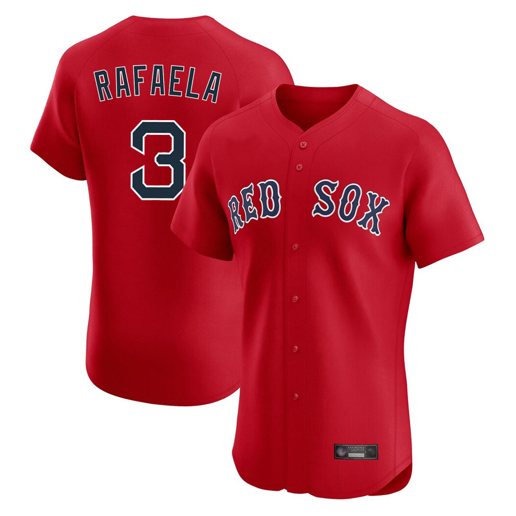 Boston Red Sox #3 Ceddanne Rafaela Player Red Jereymy Limited Elite Home Game Stitched Jerseys1