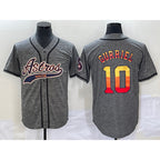 Houston Astros #10 Yuli Gurriel Grey Jereymy Gridiron Cool Base Stitched Jersey 1