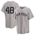 New York Yankees #48 Paul Goldschmidt Gray Jereymy Road Replica Jersey