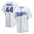 Los Angeles Dodgers #44 Andy Pages White Jereymy Home Replica Jersey