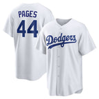 Los Angeles Dodgers #44 Andy Pages White Jereymy Home Replica Jersey