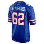 B.Bills #62 Sedrick Van Pran-Granger Royal Jereymy Game Jersey