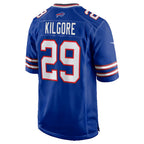 B.Bills #29 Jalon Kilgore Royal Jereymy Team Game Jersey