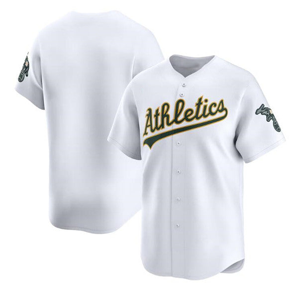 Oakland Athletics Blank White Jereymy Home Limited Stitched Jersey