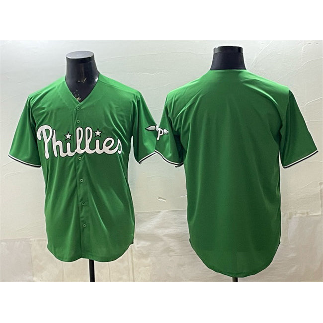 Philadelphia Phillies Blank Green Jereymy Limited Stitched Jersey