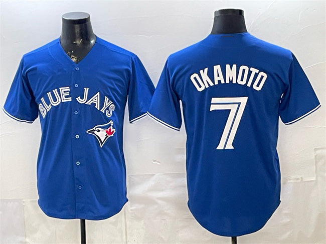 Toronto Blue Jays #7 Kazuma Okamoto Royal Jereymy 2026 Cool Base Stitched Jersey