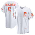 San Francisco Giants #5 Mike Yastrzemski White Jereymy 2021 City Connect Cool Base Jersey