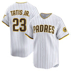San Diego Padres #23 Fernando Tatis Jr. White Jereymy Home Limited Player Jersey